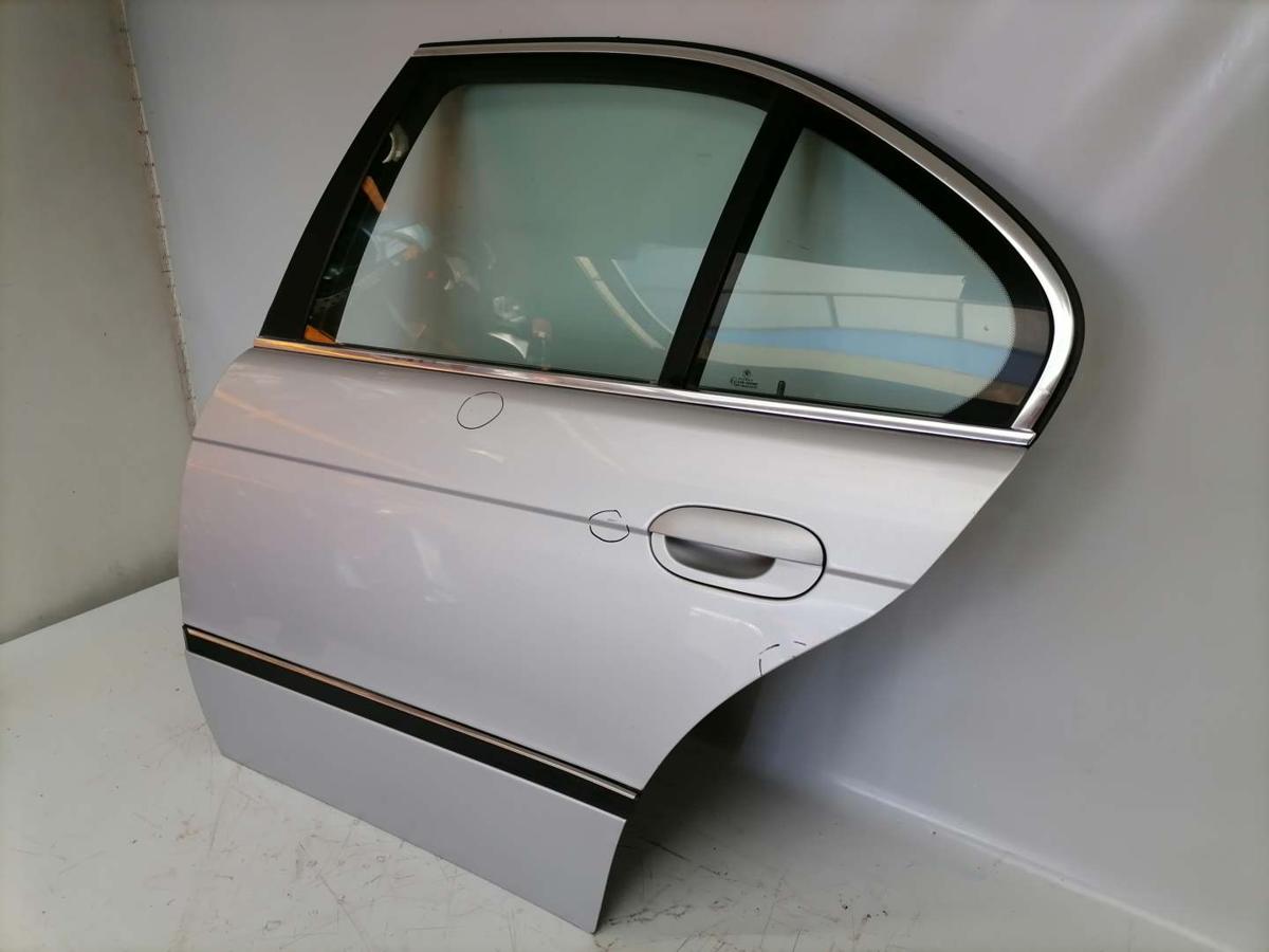 BMW 5er E39 original Tür hinten links 354 Titansilbermetallic Limousine Bj.1999